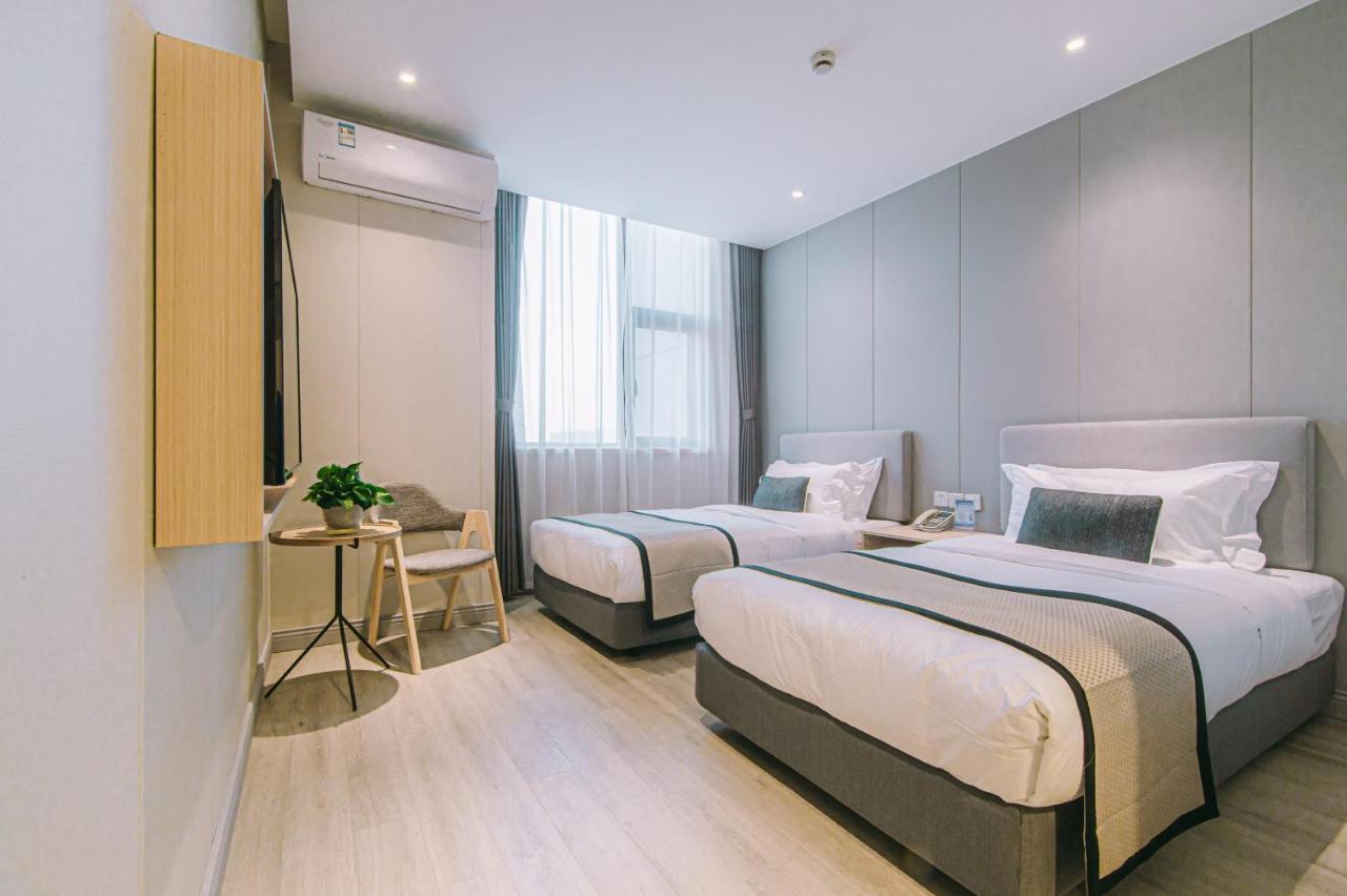 Shanghai Joyful Yard Hotel-Free Shuttle Bus To Pudong Airport And Disneyland Exterior foto