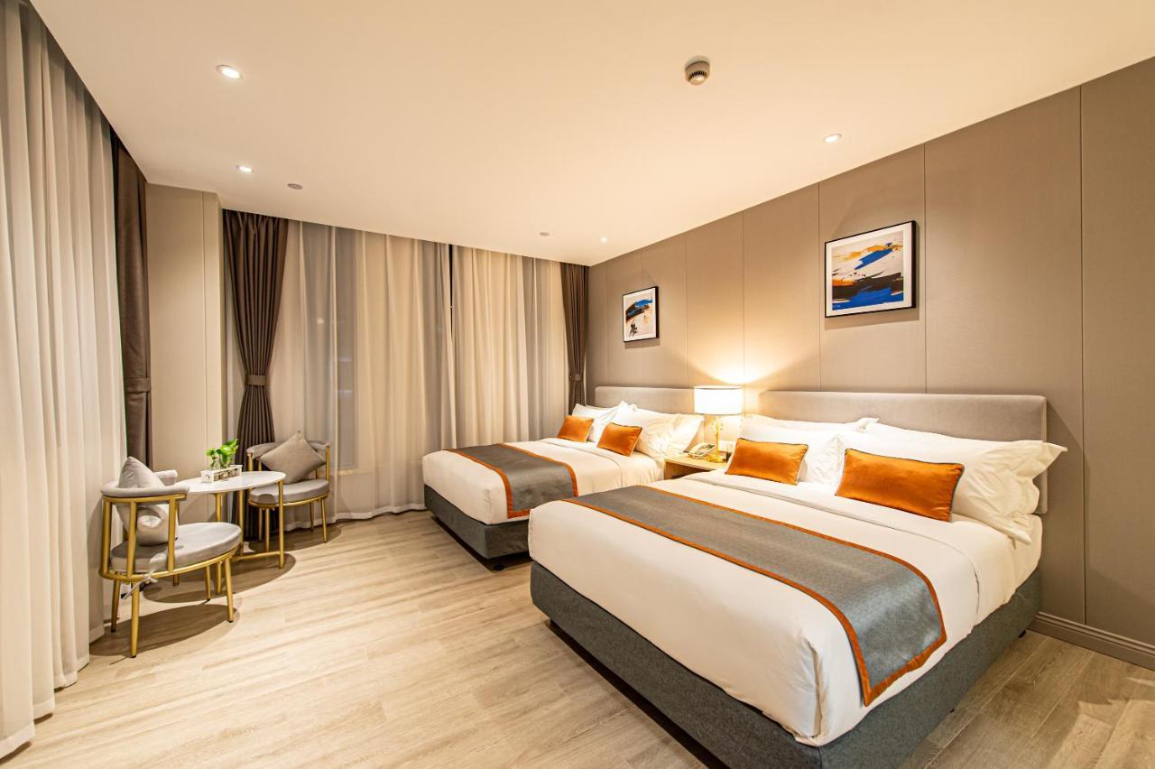 Shanghai Joyful Yard Hotel-Free Shuttle Bus To Pudong Airport And Disneyland Exterior foto