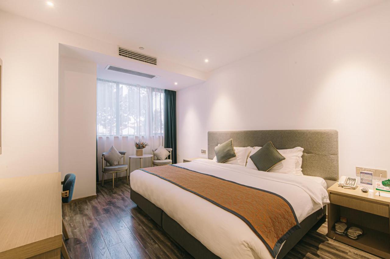 Shanghai Joyful Yard Hotel-Free Shuttle Bus To Pudong Airport And Disneyland Exterior foto
