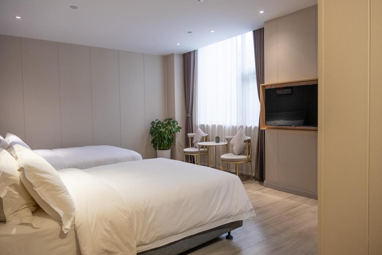 Shanghai Joyful Yard Hotel-Free Shuttle Bus To Pudong Airport And Disneyland Exterior foto