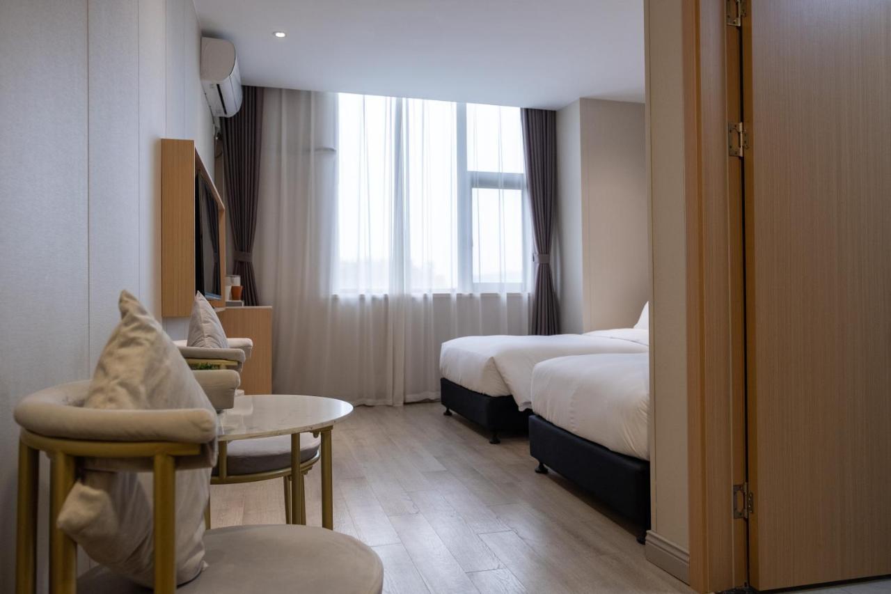 Shanghai Joyful Yard Hotel-Free Shuttle Bus To Pudong Airport And Disneyland Exterior foto