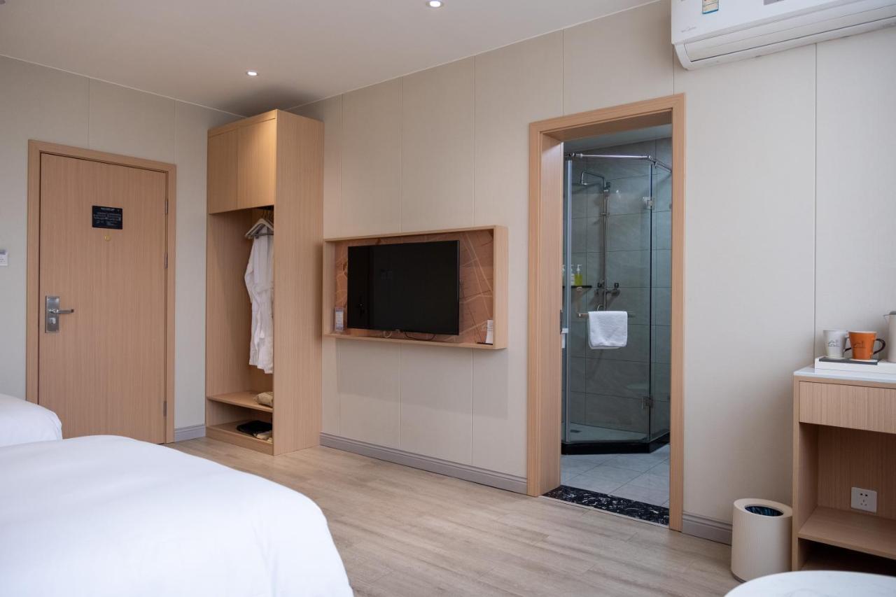 Shanghai Joyful Yard Hotel-Free Shuttle Bus To Pudong Airport And Disneyland Exterior foto